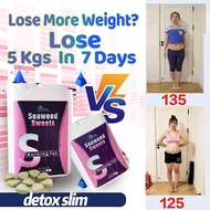 seaweed sweets slimming pills/detox slim weight loss/detox slim tablet/fat burner/ pampapayat /7 Day