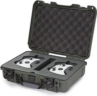 Nanuk 910 Waterproof Hard Case with Foam Insert for Four GoPro Hero 9 &amp; 10 - Olive