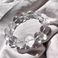 巴西透亮白水晶手串 手鏈 手鍊 白水晶 15mm crystal bracelet