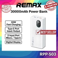 Remax RPP-503 65W 30000mAh Power Bank Outdoor Camping Fast Charging Power Bank Remax Powerbank l Ori