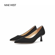 Nine West | รองเท้าส้นแหลมหนังนูบัคสไตล์ฝรั่งเศส 6 ซม