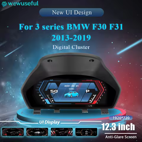 12.3 " Lcd Auto Dashboard Paneel For BMW 3 4 Series F30 F31 GT-F34 F32F33 F36 418D Instrumentenpanee