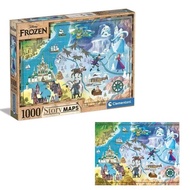 Clementoni Jigsaw Puzzle Disney Maps Frozen Puzzle 1000 Pieces