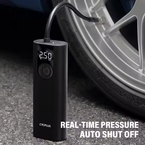 CYCPLUS 150psi High Pressure Bicycle Pump for Car Motorcycle Road Bike Cycling Accessories Electric 