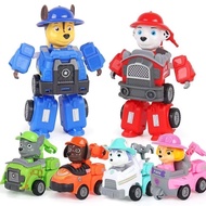 PAW PATROL Skye flying dog toy Everest snow dog robot change cars Transform for girls birthday Gift