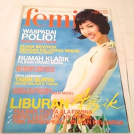 majalah Femina tahun 2005 cover Felicia marina