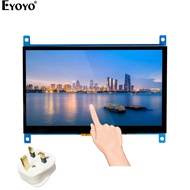 Eyoyo หน้าจอแสดงผล LCD HDMI ขนาด7นิ้วหน้าจอสัมผัสแบบตัวเก็บประจุชนิด HD ขนาด1024X600สำหรับ Raspberry Pi