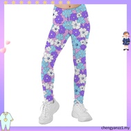 Guess Kids Toddler Girl - Reversable Jersey Legging Watercolor Flowers W Color