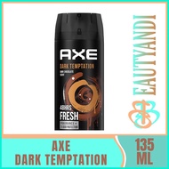 ℂ ◖ ▭ AXE Body Spray Dark Temptation 135ml - 50ml | Dark chocolate Scent | 48hrs Fresh | Body Spray