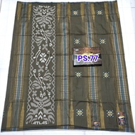 Sarung Atlas Songket SPC Silver Bukan Yaqut Motif BHS