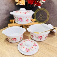 ROSE DELIGHT | MELAMINE 🇲🇾 Food Casserole Set Giacomo Melamine Plasticware Food Container Food Buffe