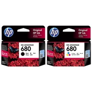 < 100% Original > HP Black + Colour Ink 680