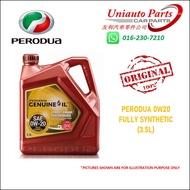 [SABAH, SARAWAK] PERODUA 0W20 FULLY SYNTHETIC ENGINE OIL (3.5L)