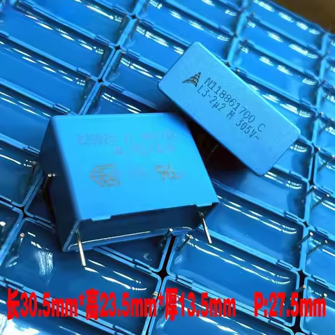 5PCS Siemens MKP 225 2.2uf 2u2 305v 275v X2 copper pin safety film capacitor