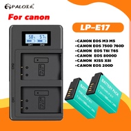 PALO Battery FOR Canon EOS RP 200 250D M3 M5 M6 750D 760D T6I T6S 800D 8000D 77D Kiss X8I
