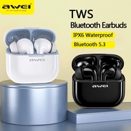 【Direct-sales】 Awei T1pro Tws Earbuds Wireless Bluetooth Earphones With Mic Waterproof Bluetooth Headphones Hifi Stereo Sports Headset Gamer