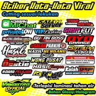 Glossy Words Stickers/racing Stickers/viral Stickers/Motorcycle Stickers/hitz Stickers/Latest Stickers