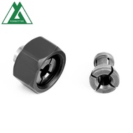 FORBETTER Collet Chuck Conversion Head 2 pcs/set Collet Chuck Adapter Woodworking Tool Engraving Tri