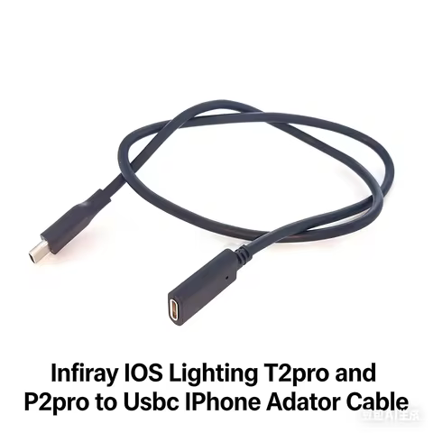 InfiRay Lightning to USB-C Cable InfiRay P2 Pro and T2 Pro Thermal Imaging Camera Cable for USBC Iph