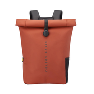 Delsey Paris Turenne Soft Rolltop 46L Backpack | Beige Pink Blue Grey &amp; Brick
