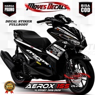 Decal Sticker striping AEROX 155 Petronas motif Full body variation - New Aerox 155 Decal
