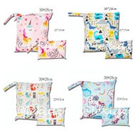 2 Sizes Wet Bag Wetbag Baby Kids Waterproof Diaper Bag Small Large Double Zip IFC childcare Children