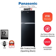 Panasonic 450L 2 Door ECONAVI Inverter Refrigerator | NR-TX461CPKM (Fridge Peti Sejuk Peti Ais 冰箱