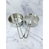 Fissler Stainless Steel Handle Pot 2 Pieces Made in Germany (bo : 2261) New Products Good Condition