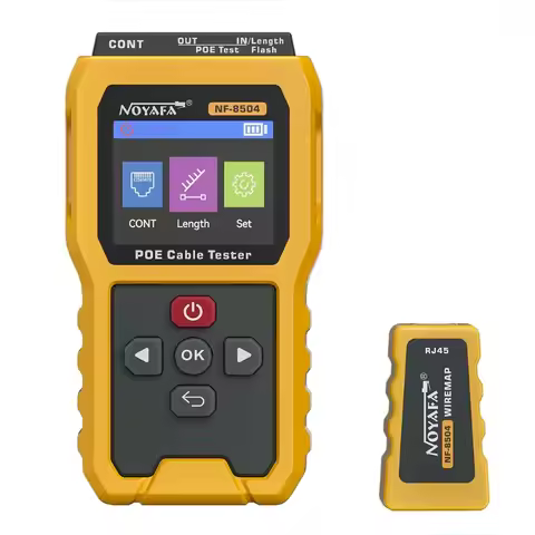 Noyafa NF-8504 300 Meter Network Cable Tester RJ45 Tester PoE Checker Inline Voltage Current Tester 