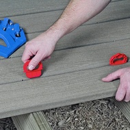 【 LCG5】-48Pcs Deck Board Jig 1/4inch Deck Board Spacer Rings Deck Jig Spacer for Pressure Treated Co