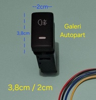 Saklar Switch On Off Lampu Sorot Mobil Avanza Xenia Innova Yaris Vios Kijang Kapsul DLL