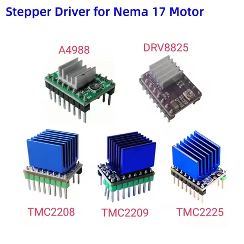 TMC2208 TMC2209 TMC2225 uart DRV8825 A4988 stepper motor driver TMC 2208 2209 stepping driver for 3d