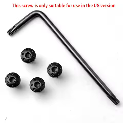 1/2Set 4Pieces 1911 Customized Grips M4 Screws with Tool Stainless Steel CNC T8 Plum Screw 1911 Mult