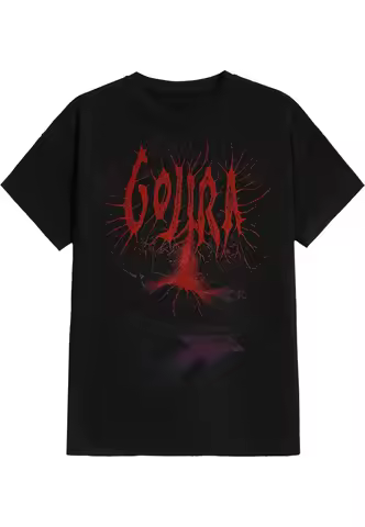 Gojira Lightning Strike T-Shirt Peripheral Pattern Printing Summer Luxury Brand Cotton Men's and Wom