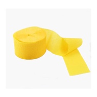 [SG SELLER] Yellow Crepe Paper Party Streamer Party Backdrop Decoration