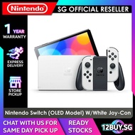 [ Local Stock ] Nintendo Switch Console OLED Version White / Neon // 1 Year Agent Warranty