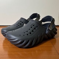 《現貨m8》全新 Crocs Echo Clog 深藍色 卡駱馳 波波鞋 洞洞鞋 涼鞋 男 女 中性 Unisex 沙灘鞋 涼鞋 拖鞋 克駱格