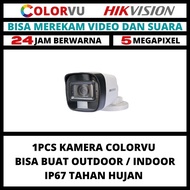 CCTV HIKVISION 5MP COLORVU AUDIO OUTDOOR CAMERA COLORFUL CAMERA CCTV