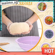 Bread Proofing Basket,Silicone Round Bread Foldable Sourdough Baking Basket Waterproof Proofing Bowl