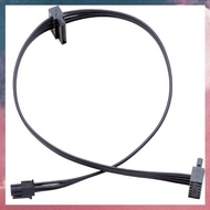 (F B S V)2Pcs Mini 4Pin to Dual 15Pin  HDD Power Cable Mini 4P to Serial SSD Dual HDD Power Cable, 4