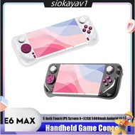 E6 MAX Retro Handheld Game Console 4+32GB 5 Inch Touch IPS Screen Andorid 13 Support 5G Wifi TV Vide