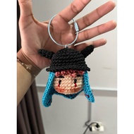 GANTUNGAN G-DRAGON AMIGURUMI | G DRAGON KNITTED DOLL | G DRAGON KNITTED KEYCHAIN