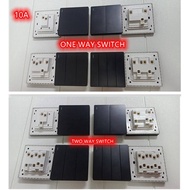 10A SWITCH SOCKET (BLACK) OUTLET PLUG ‖ 1/ 2/ 3/ 4 GANG 1 WAY 2 WAY SUIS LAMPU SUIS KIPAS RUMAH SCHN