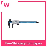 Shinwa Sokutei Digital Caliper Carbon Fiber Upper Case 150mm