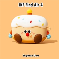 【Ready】For IKF Find Air 4 Case Casing Soft Silicone Earphone Case Trendy Cartoon Series