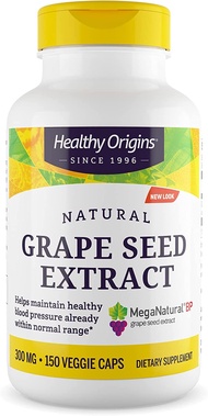 MegaNatural BP-Grape Seed Extract, 300 mg - Blood Flow Support - Premium Grapeseed Extract Capsules 