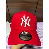 NE 9 Forty A Red NYY SP Script Adjustable Snapback