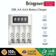 EBL Battery Charger with 4 AA Rechargeable Batteries Combo bkdgy