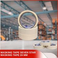 Masking Tape Paper Tape Paper Glue 24mm Masking Tape 24mm x 21 meters Economical - Paper Tape 24mm x