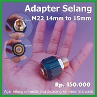 M22 14Mm To M22 15Mm Hose Fitting Adapter